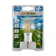 LED Filament Dimbar klot E14 4W (35W)
